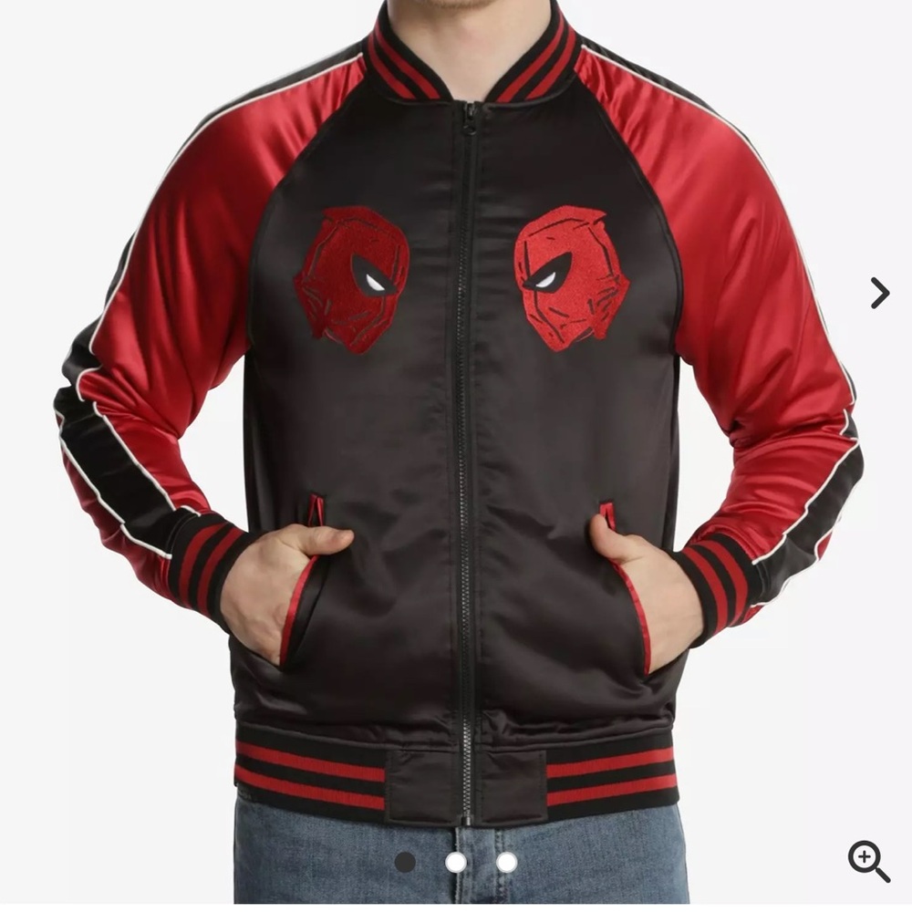 Marvel Black Deadpool Jacket XL